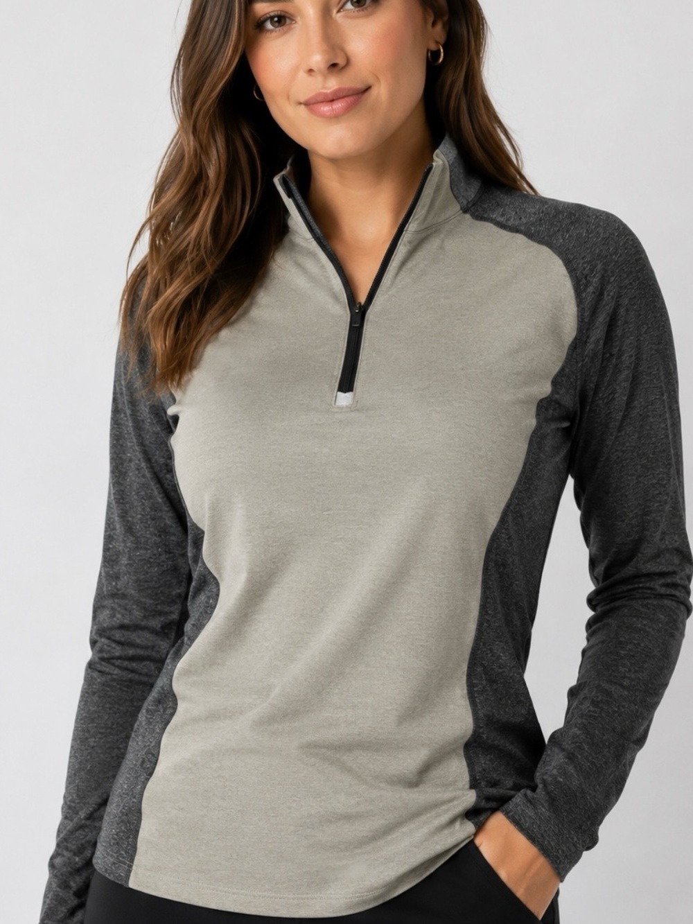 Noble Outfitters 1/4 -Zip Performance Pullover Large